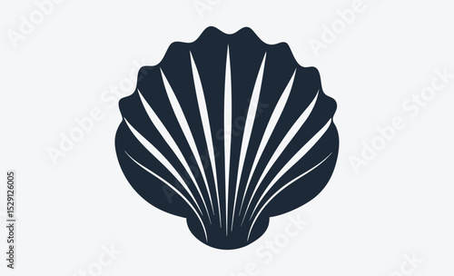marine shell silhouettes,   vector various Seashell silhouettes 