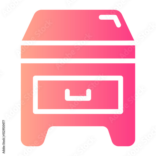 filing cabinet Gradient icon
