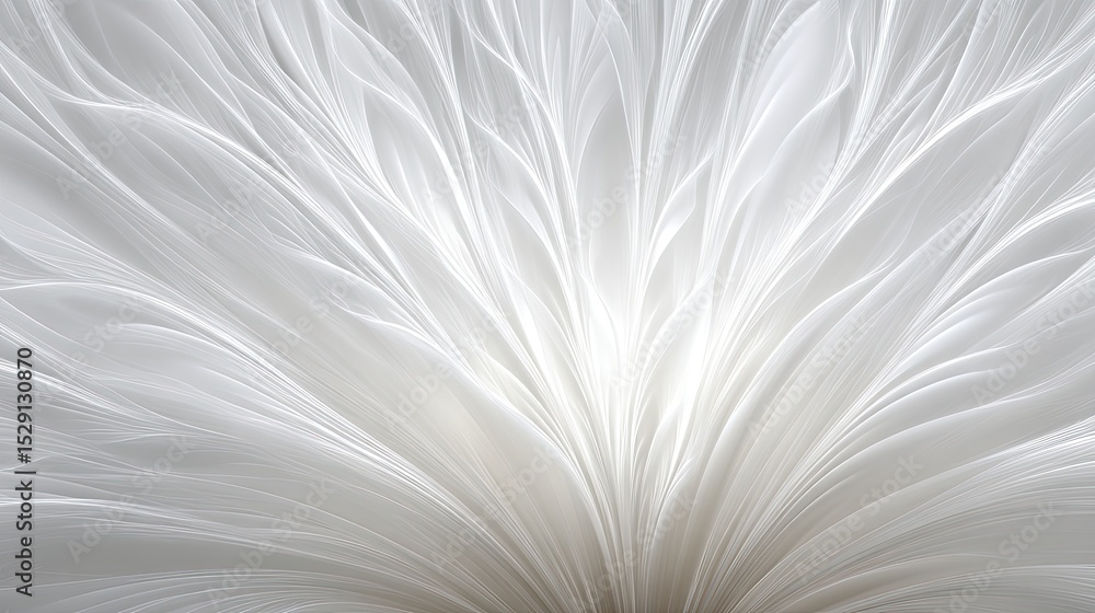 Obraz premium Abstract Radiating White Design