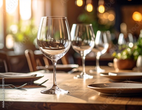 Wallpaper Mural table setting in restaurant Torontodigital.ca