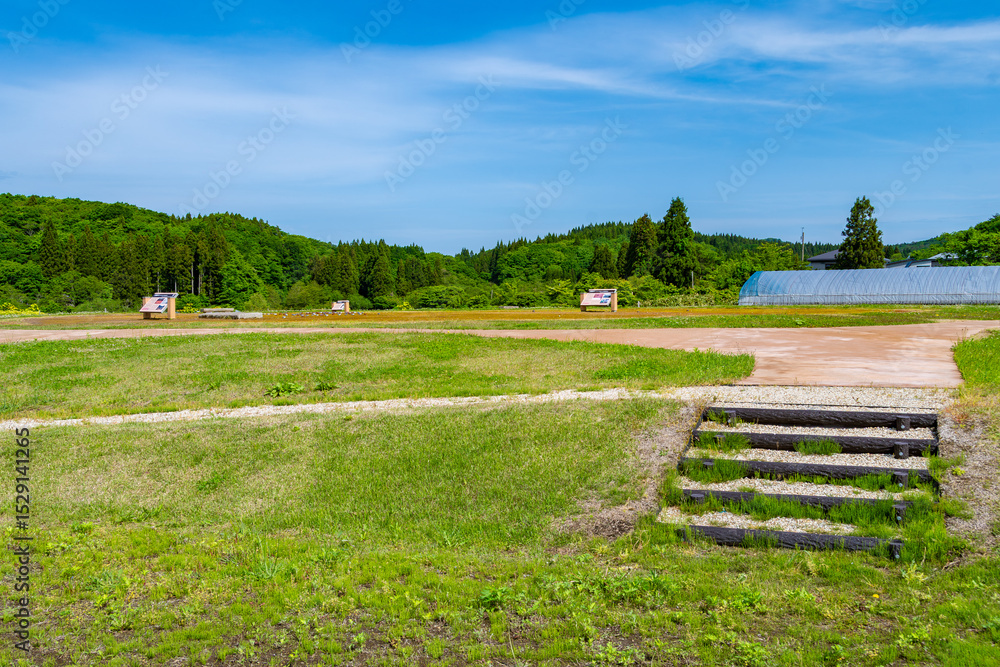 Obraz premium 大平山元遺跡 日本、青森、外ヶ浜町