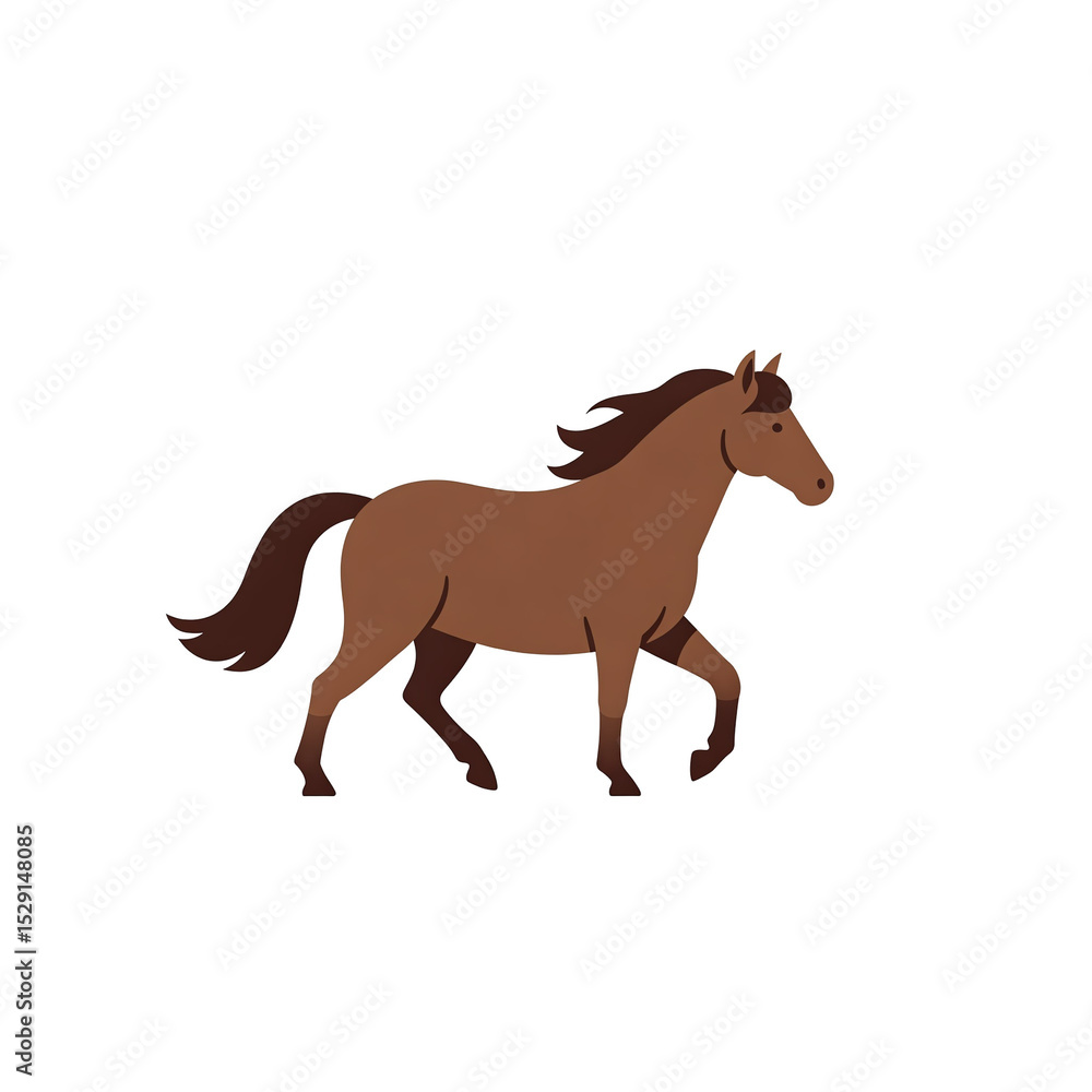 Obraz premium horse vector illustration