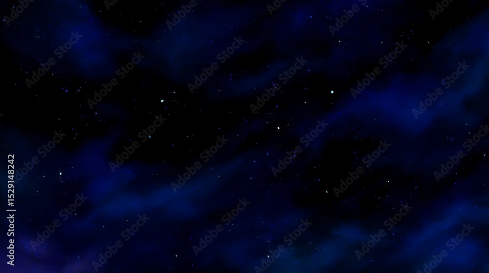 Fototapeta premium Dark deep space with stars