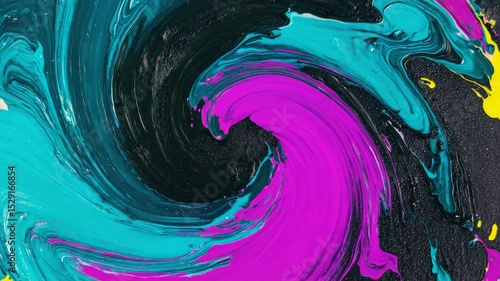 Wallpaper Mural Vibrant Abstract Texture with Fluid Watercolor Patterns and Bright Color Splashes Torontodigital.ca