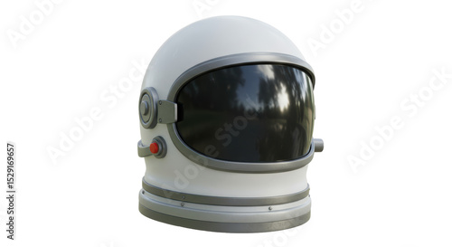 Isolated Astronaut Helmet