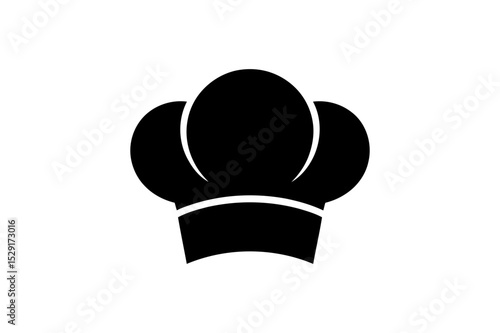 Chef hat cooking restaurant food preparation icon
