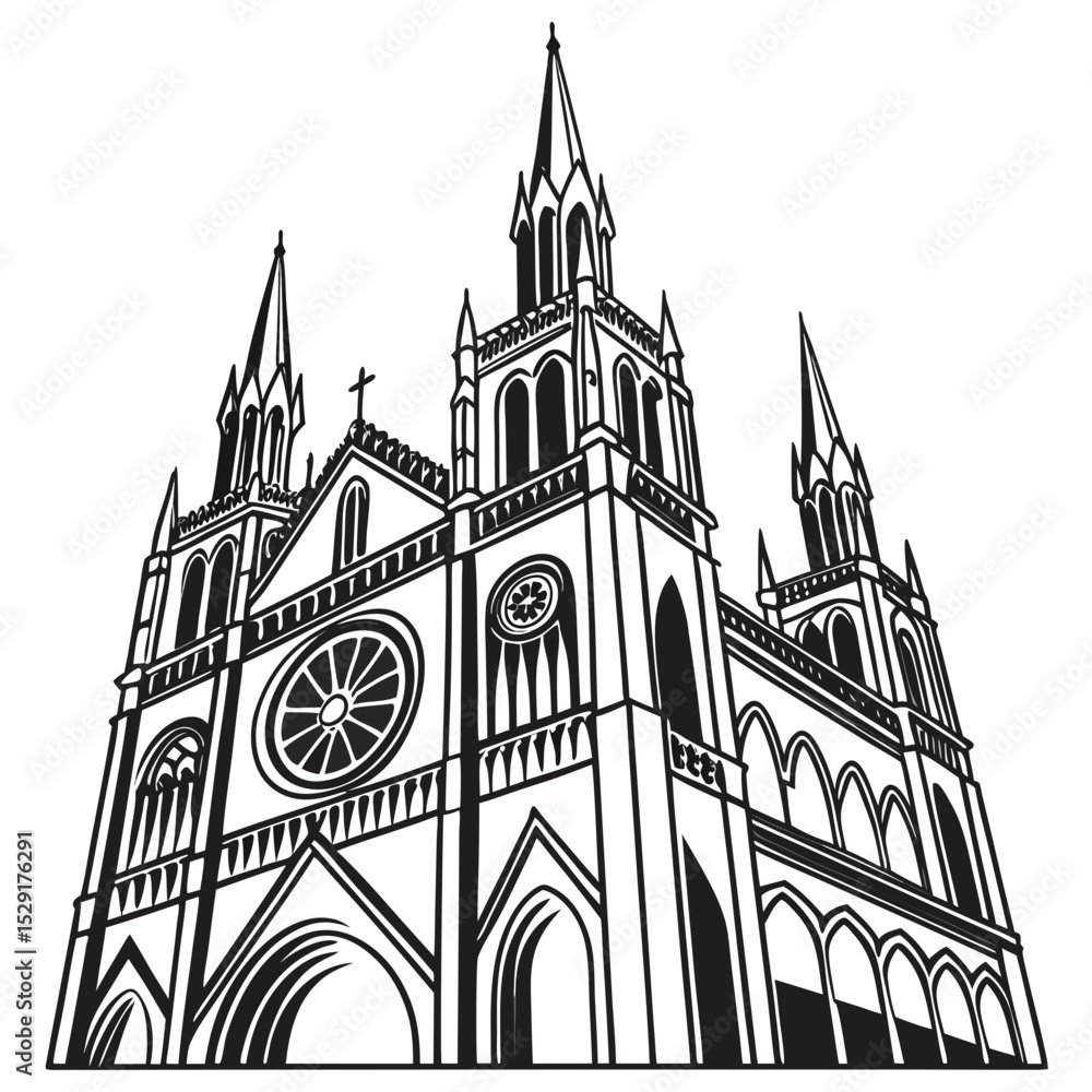 Fototapeta premium cathedral of st vitus