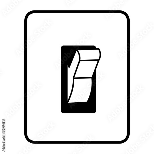 light switch simple flat design