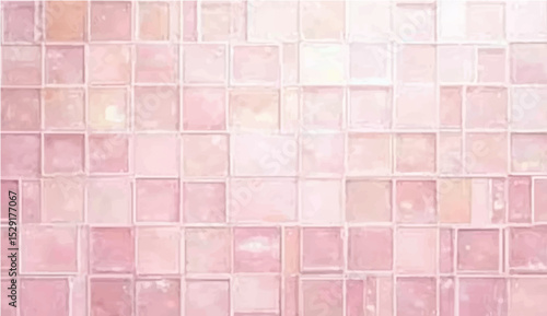 Pink grunge paper with seamless lines and pastel dot patterns for a vintage backdrop