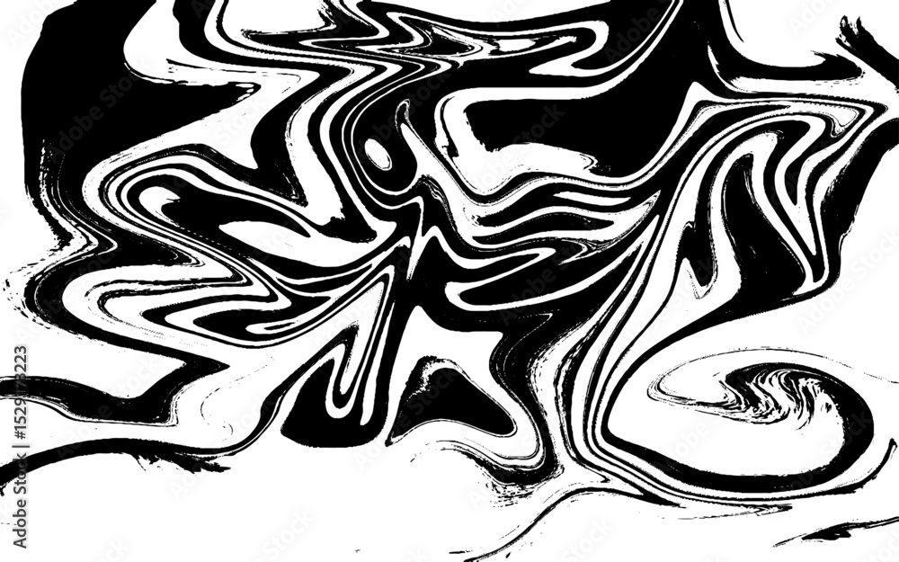 Obraz premium Abstract background, like stone marble. Hand painted ebru art background. Black and white abstract background vector. Abstract backdrop line.