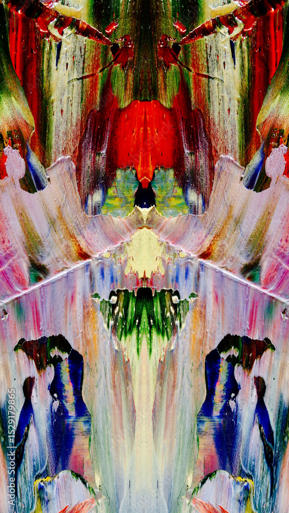 Obraz premium Abstract art background . Hand painting artwork on canvas .