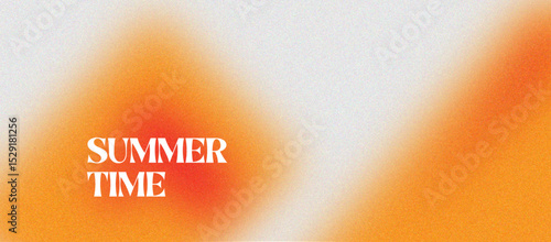 Minimalist cover design template with summer sunny dynamic fluid gradient. Creative banner, poster concept in modern minimal style for corporate identity, branding, social media advertising, promo