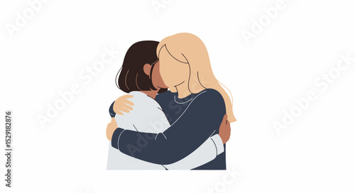 Warm Embrace: Comforting Connection and Support
