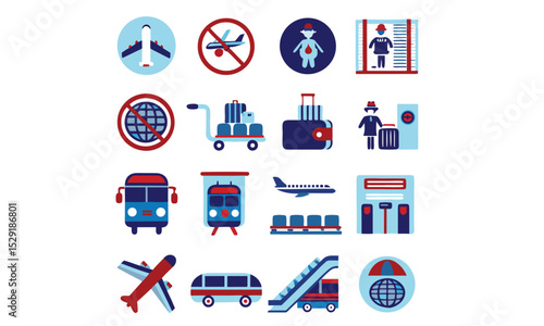Airport Information icons pack