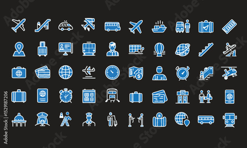 Airport Information icons pack
