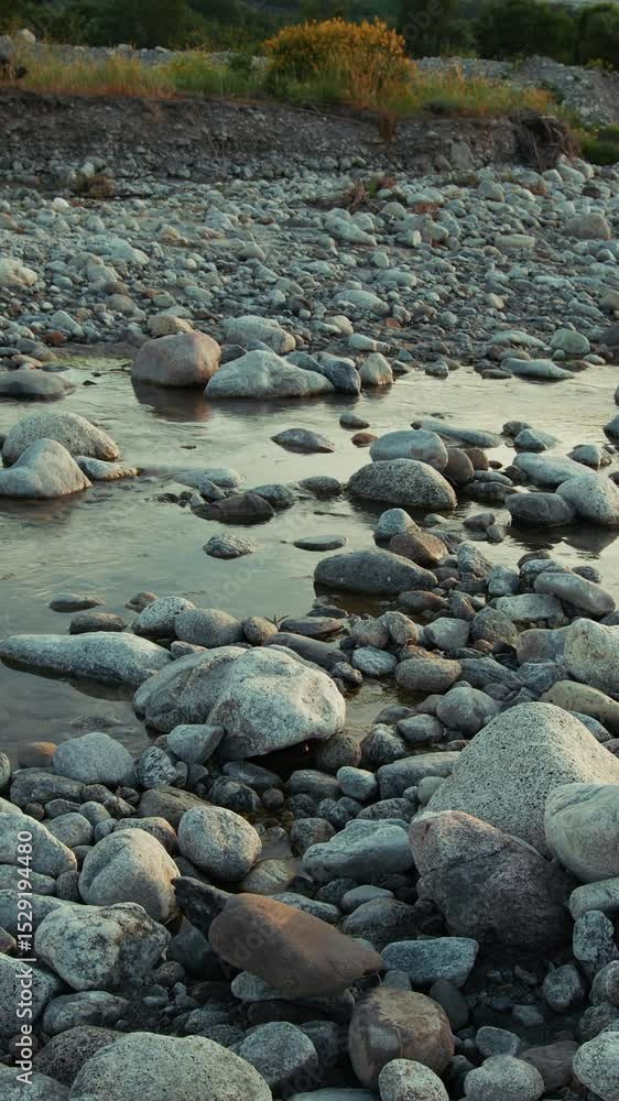 River Flows Almost Dry With Drought That Predominates In Summer Season River Flows Almost Dry With Drought That Predominates In Summer Season
