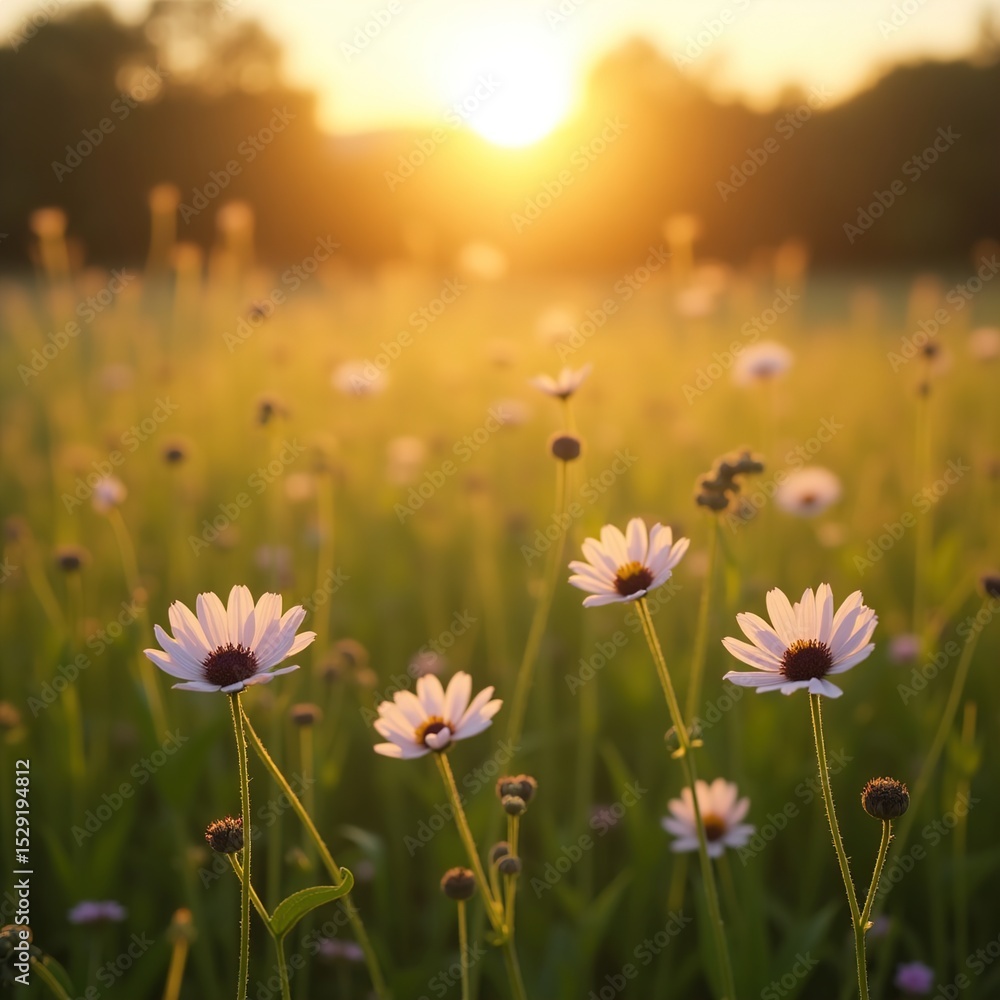 Fototapeta premium meadow with flowers