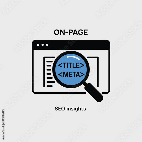 On page seo optimization insights website title and meta tags analysis