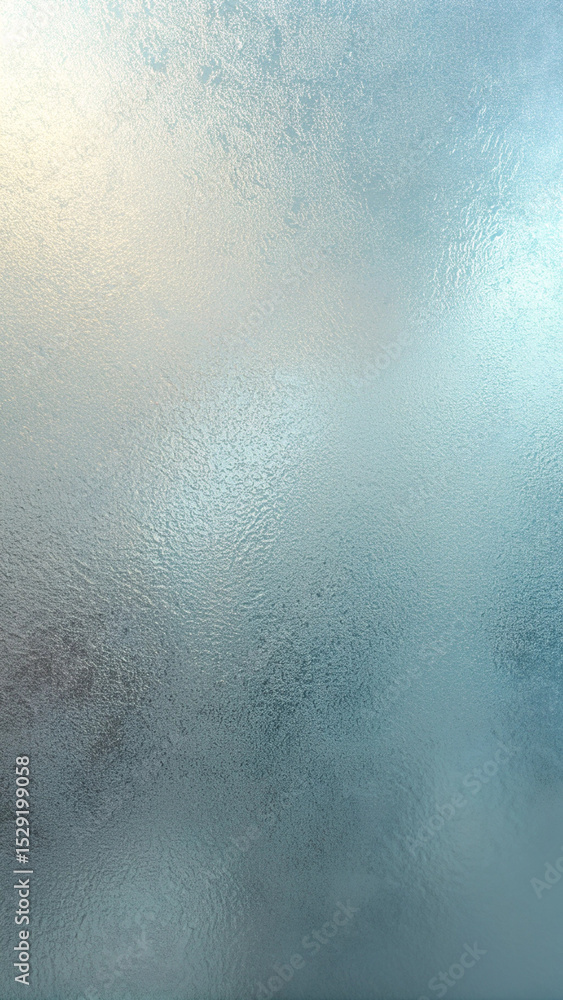 Obraz premium Foggy Glass Texture with Condensation and Water Droplets in Soft Light