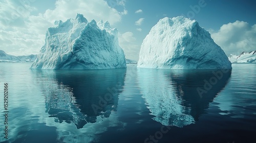 Majestic Iceberg Reflected in Arctic Waters
