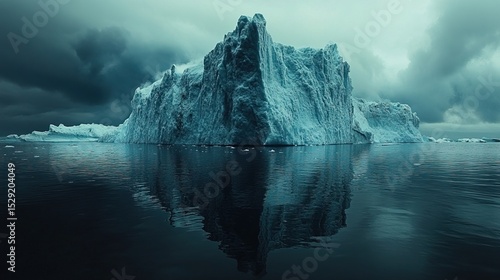 Majestic Iceberg Reflected in Arctic Waters