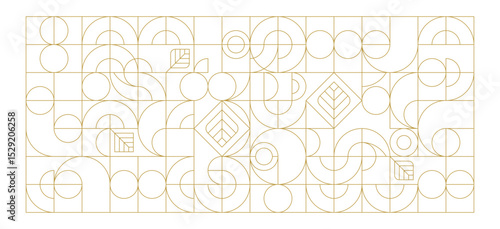 幾何学 抽象 サークル パターン 葉 テクスチャ 背景