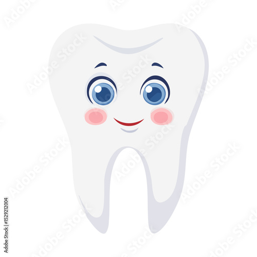 Tooth icon. Dental clinic logo. Human teeth vector illustration. Blue dentistry logotype. Oral hygiene concept. Dentist sign. Molar tooth enamel symbol. Simple tooth pictogram design isolated.