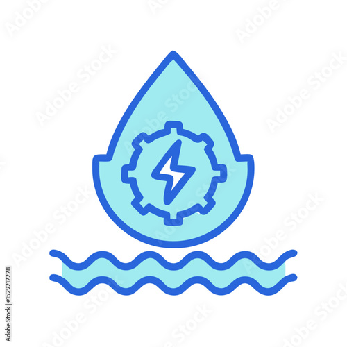 New energy solution icon set solar, energy, wind, biomass, geothermal, hydropower, renewable, sustainable, efficiency, wave, eolic, battery, storage, grid, turbine, hydrogen, and generator icons
