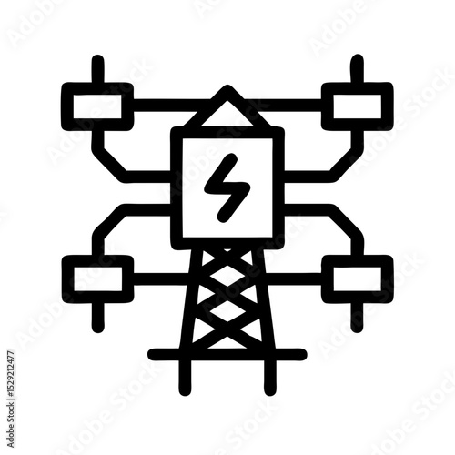 New energy solution icon set solar, energy, wind, biomass, geothermal, hydropower, renewable, sustainable, efficiency, wave, eolic, battery, storage, grid, turbine, hydrogen, and generator icons