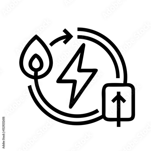 New energy solution icon set solar, energy, wind, biomass, geothermal, hydropower, renewable, sustainable, efficiency, wave, eolic, battery, storage, grid, turbine, hydrogen, and generator icons