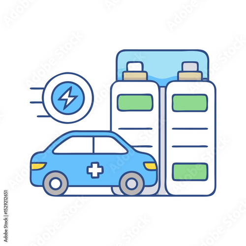 New energy solution icon set solar, energy, wind, biomass, geothermal, hydropower, renewable, sustainable, efficiency, wave, eolic, battery, storage, grid, turbine, hydrogen, and generator icons