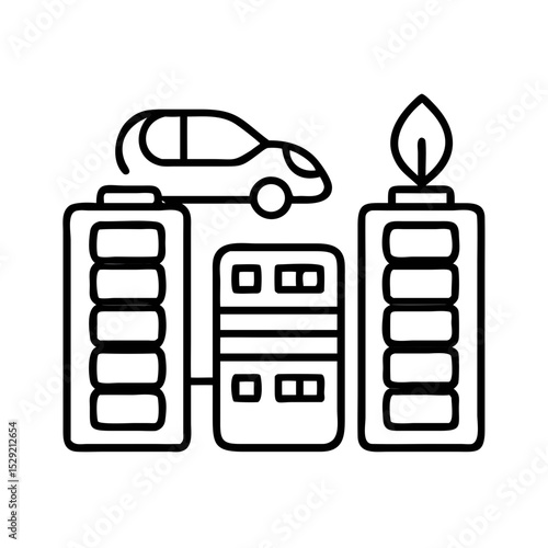 New energy solution icon set solar, energy, wind, biomass, geothermal, hydropower, renewable, sustainable, efficiency, wave, eolic, battery, storage, grid, turbine, hydrogen, and generator icons