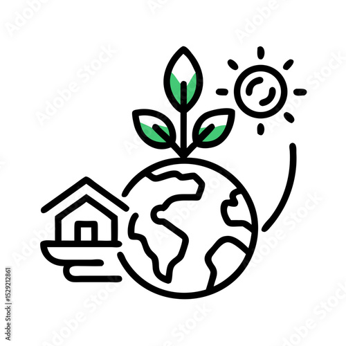 New energy solution icon set solar, energy, wind, biomass, geothermal, hydropower, renewable, sustainable, efficiency, wave, eolic, battery, storage, grid, turbine, hydrogen, and generator icons