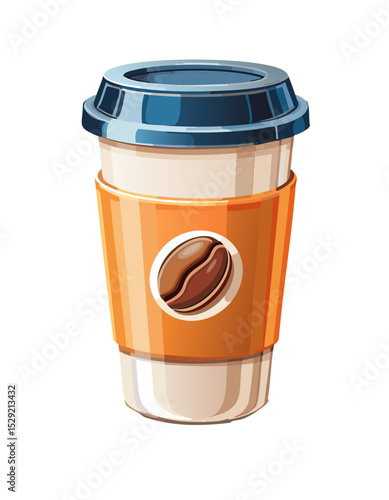 Coffee To Go Cup Vector Illustration