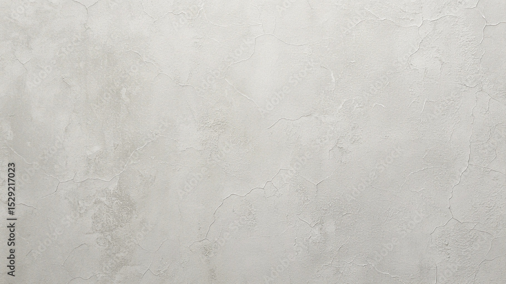 Naklejka premium Light Concrete Wall Texture with Subtle Cracks and Weathered Surface