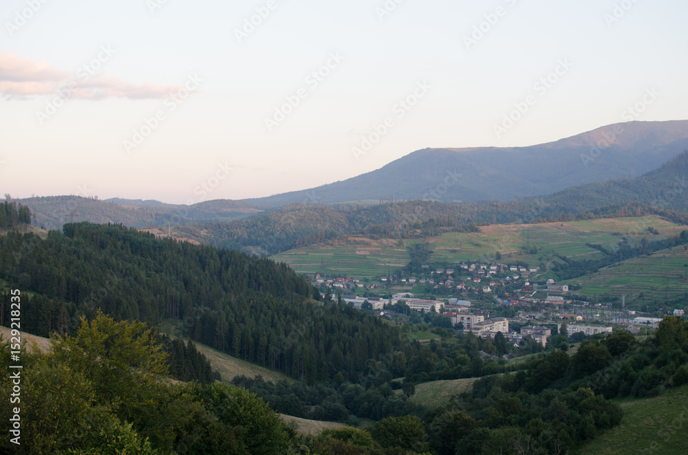 Fototapeta premium Mountains Carpathians. Ukraine. Beauty of nature