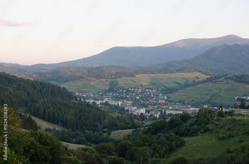 Fototapeta premium Mountains Carpathians. Ukraine. Beauty of nature