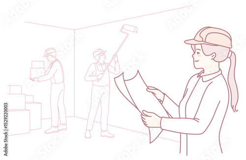 A skilled media stocker coordinates tasks in a renovation, ensuring smooth and efficient operations