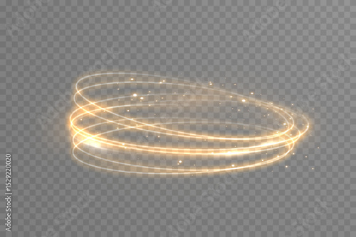 Glowing vortex spins in deep cosmos. Shining golden spiral lights the void. Abstract halo ring echoes stellar wave. Luminous particles dance through eclipse aura.