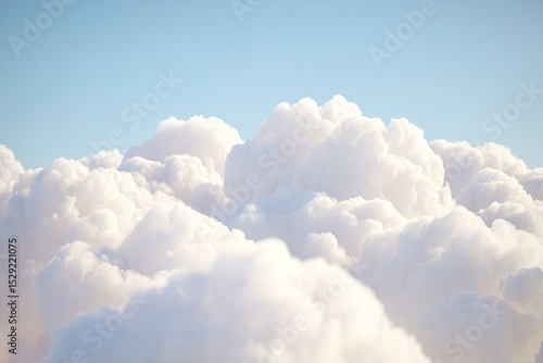 Vast Fluffy Cloudscape In Daylight