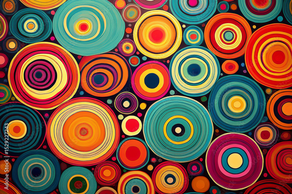 Hypnotic Retro Abstract Circles Vortex Background Hypnotic Retro Abstract Circles Vortex Background