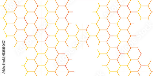 Honey sweet honeycomb pattern vector illustration with a golden yellow hexagonal texture