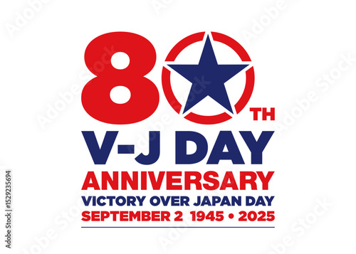 V-J DAY - Victory Over Japan Day - 80th Anniversary