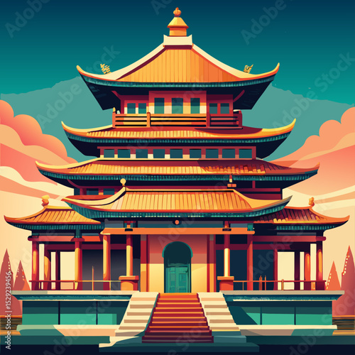 an ancient temple structure 