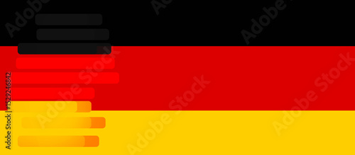 german flag with horizontal...