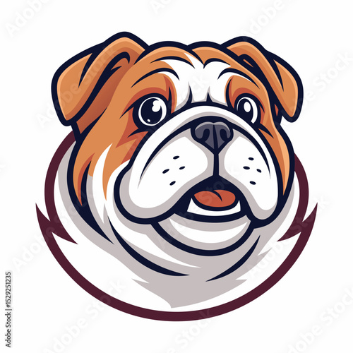 Adorable Bulldog Illustration