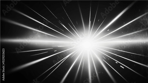 Abstract lens Optical Flare Glare Grunge Scratches and Dust Film Noise Grain Overlay black and white Effect Vintage Retro Abstract Bokeh and Light Leaks with Retro Camera Defocused Blur.
