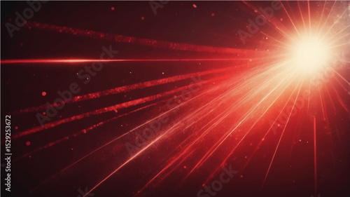 Abstract lens Optical Flare Glare Grunge Scratches and Dust Film Noise Grain Overlay red Effect Vintage Retro Abstract Bokeh and Light Leaks with Retro Camera Defocused Blur.