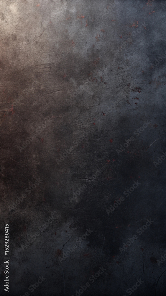 Obraz premium Dark Scratched Metal Texture with Grunge Surface and Industrial Wear