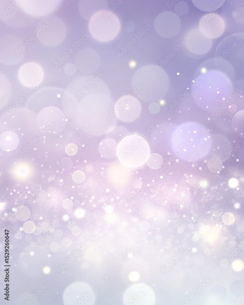 Obraz premium Soft Pastel Bokeh Light Background with Sparkles and Blurred Circles